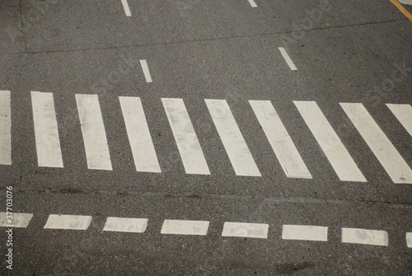 Fototapeta pedestrian crossing