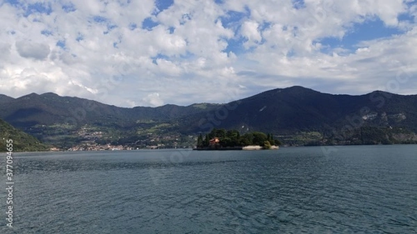 Obraz Cloudy Sky And Beautiful Mountains