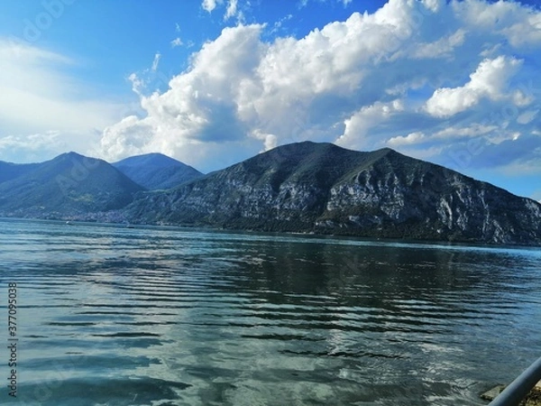 Obraz Cloudy Sky And Beautiful Mountains