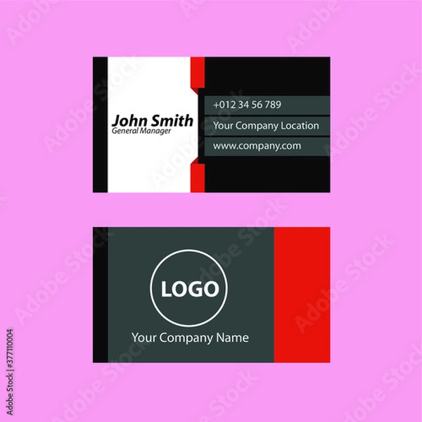 Obraz Business card design    
