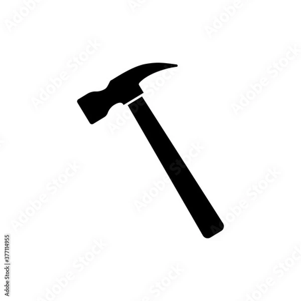 Fototapeta hammer icon. One of set web icon