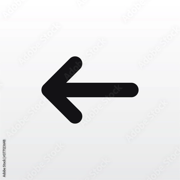 Obraz Left Arrow icon vector eps 10