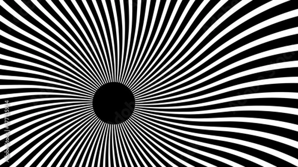 Fototapeta Background Wavy Sun Rays - Vector Illustration 2.0