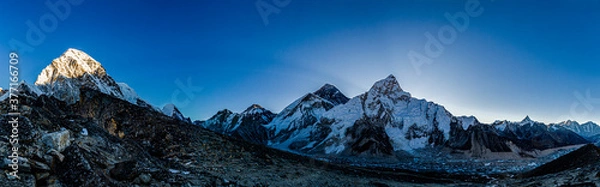 Obraz EVEREST KALAPATHAR PANORAMA VIEW 