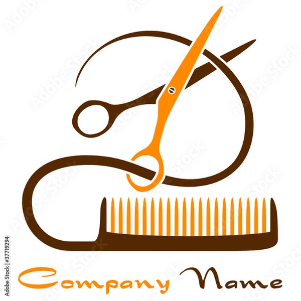 Obraz Strzyżenie - logotyp