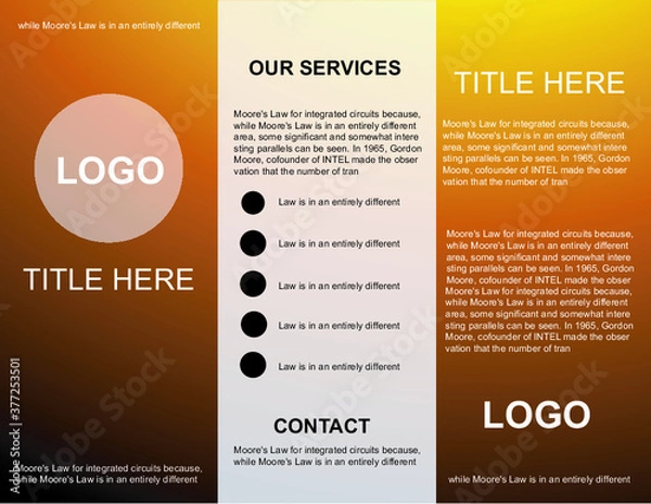 Obraz modern design template