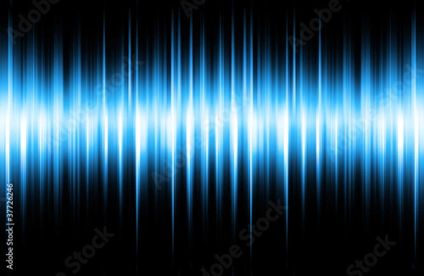 Obraz blue gas flame illustration