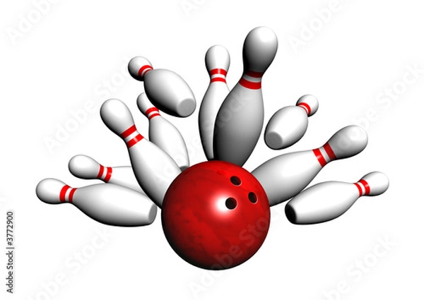 Fototapeta bowling 