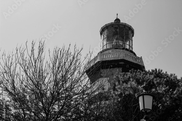 Obraz Sile feneri is an old lighthouse in the Sile town near the coasts of black sea north of Istanbul.
