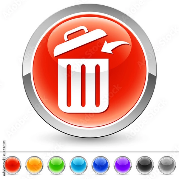 Obraz Müll wegwerfen