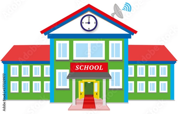 Fototapeta schoolhouse