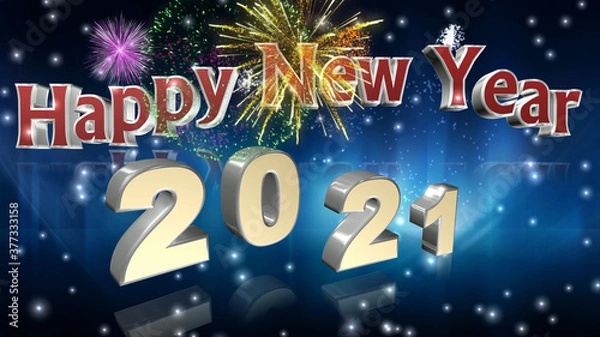 Obraz Happy New Year 2021