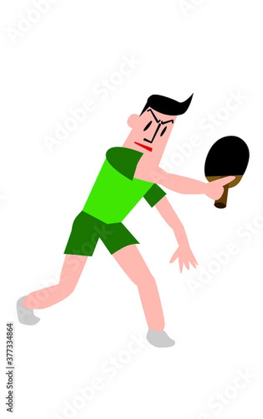 Obraz 卓球選手のスイング