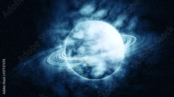 Obraz planet in beautiful space