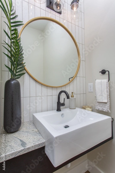 Fototapeta modern bathroom interior