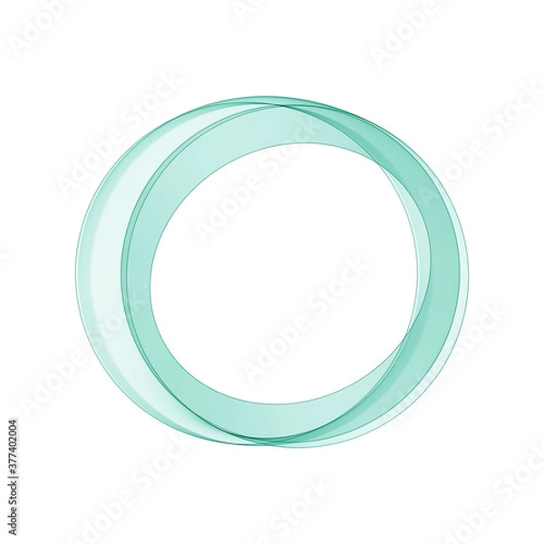 Fototapeta Vector abstract blue swirl. Modern design. Against the background of which you can place text. eps10
