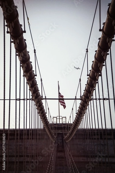 Fototapeta bridge over the river