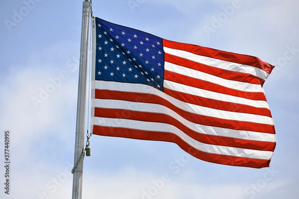 Obraz American Flag in Breeze