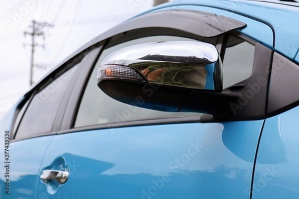 Fototapeta 車のミラー、方向指示器