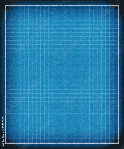 Obraz blueprint paper