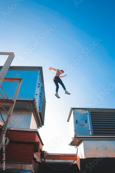 Obraz jump at height