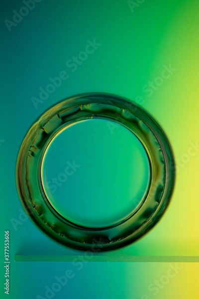 Obraz abstract green background with circles