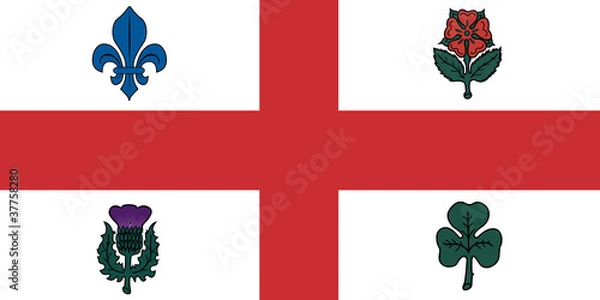 Obraz flaga montrealu