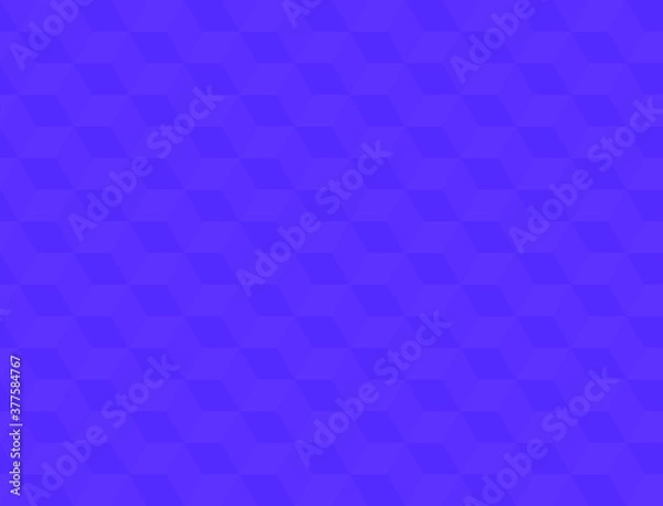 Obraz Blue background with convex squares. Seamless vector illustration.