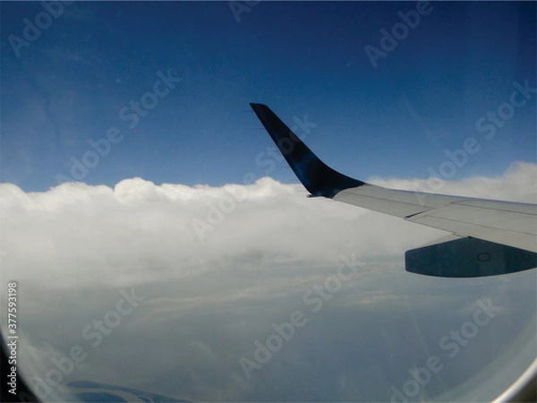 Obraz view from airplane window