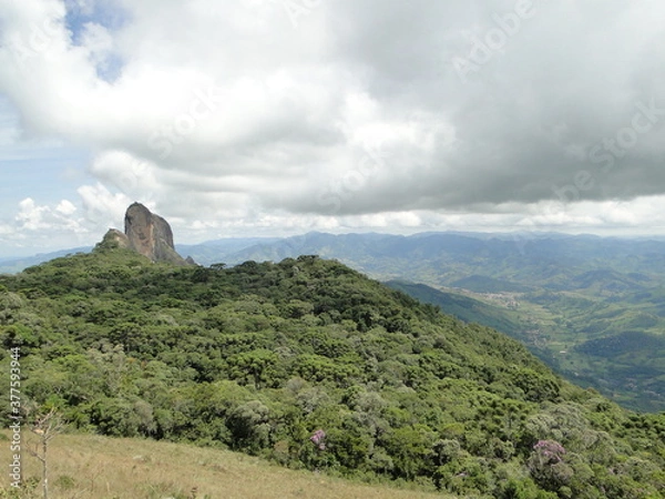 Obraz clouds over the mountains
