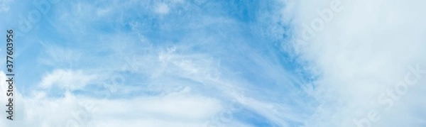 Obraz blue sky covered with white clouds