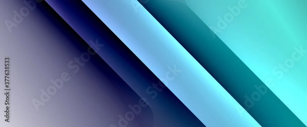 Obraz Fluid gradients with dynamic diagonal lines abstract background. Bright colors with dynamic light and shadow effects. Vector wallpaper or poster