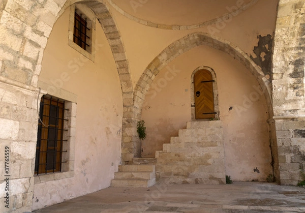 Fototapeta Turkish Mosque in Rethymno Crete Greece