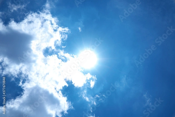 Fototapeta 太陽と雲