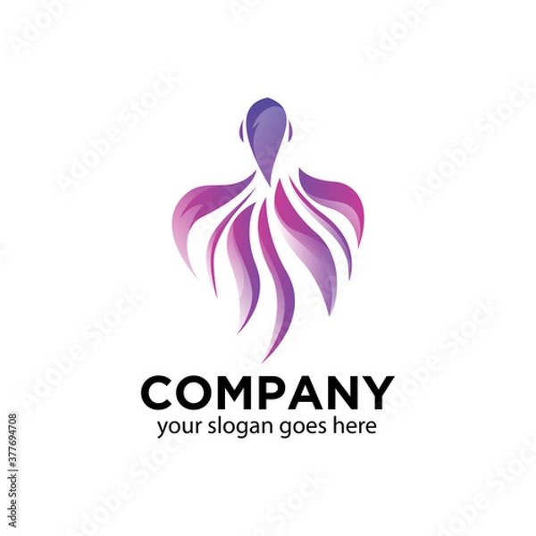 Obraz nowoczesne logo ryb betta