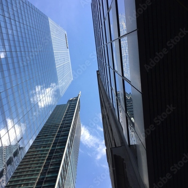 Fototapeta Edificios y cielo