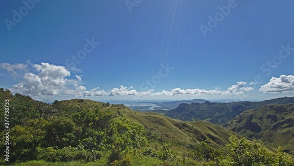 Fototapeta landscape with clouds