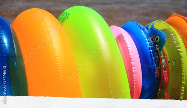 Fototapeta colorful caps