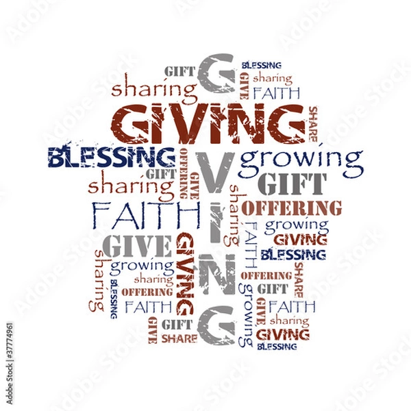 Obraz Giving Offering Blessing Background