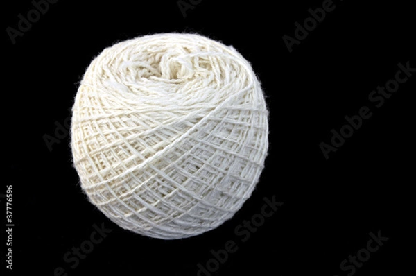 Fototapeta Weiße Wolle