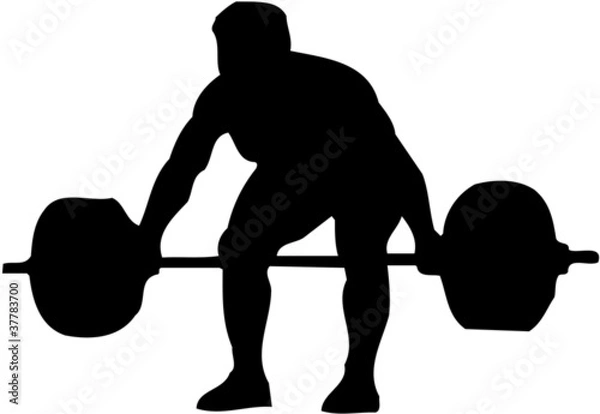 Fototapeta weightlifter