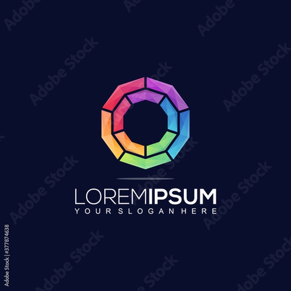 Obraz DECAGON COLORFUL LOGO TEMPLATE