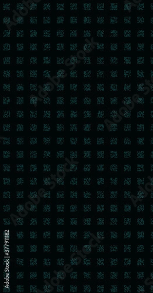 Fototapeta Abstract Color Halftone Dots generative art background illustration