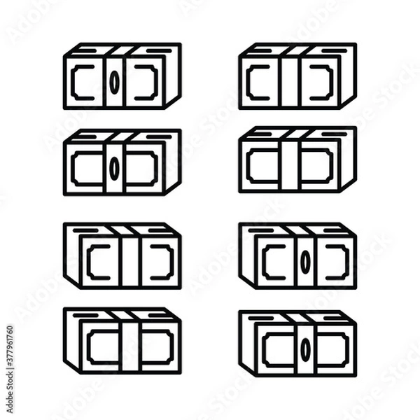 Obraz Money icon set