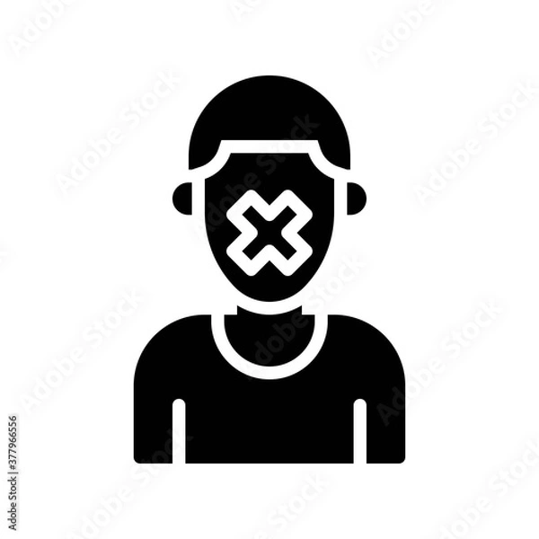 Fototapeta protest related innocent boy with cross sign and dress vector in solid design,