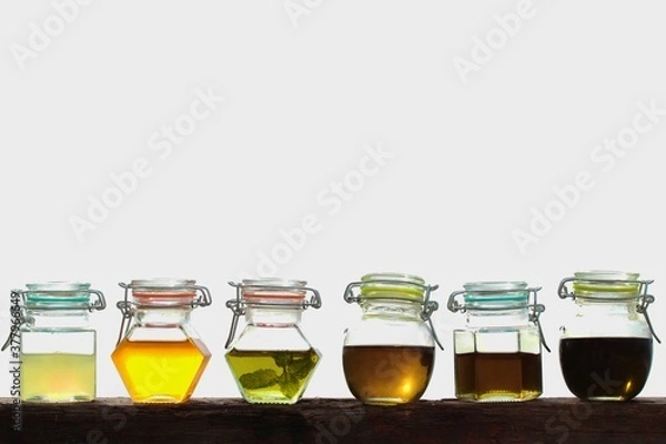 Fototapeta jars with honey