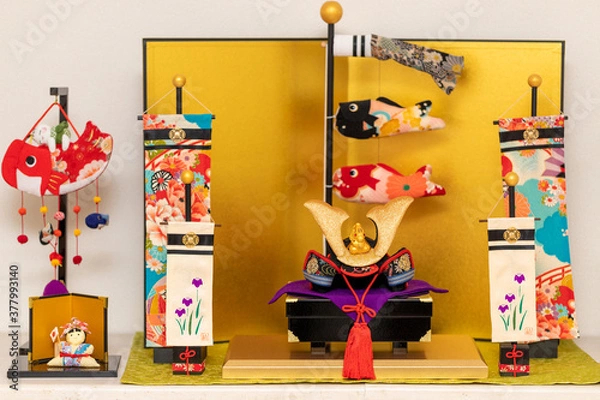 Obraz かわいらしい五月人形