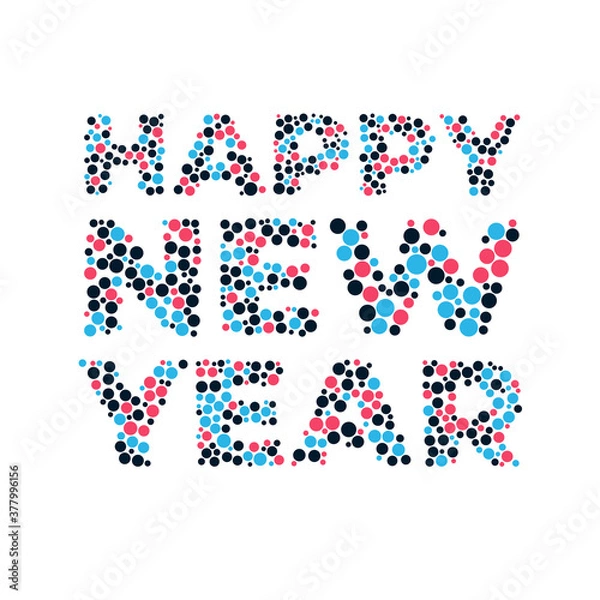 Fototapeta 2021 new year. Happy new year. 2021 new year. Happy new year design. Colorful holiday background for calendar or web banner. 2021 celebration. Light 2021