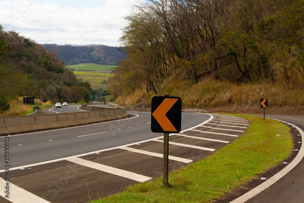 Obraz sign on the road