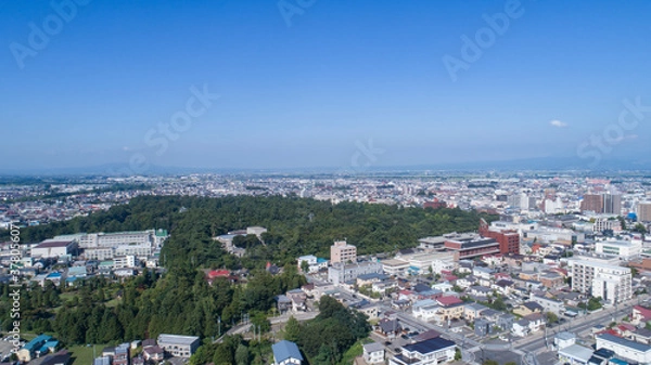 Fototapeta 《青森県》弘前市の街並み　空撮